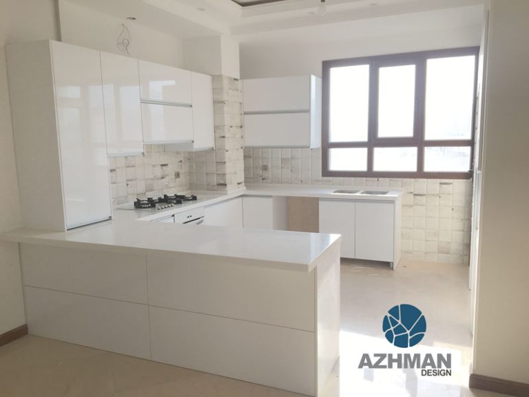 اجرای صفحه کابینت سفید در یوسف آباد