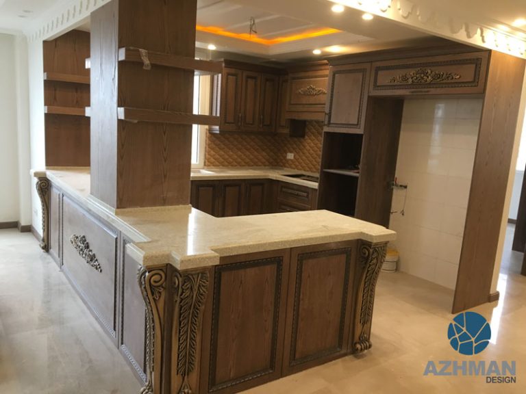 اجرای صفحه کابینت کلاسیک با کورین سامسونگ(استارون)